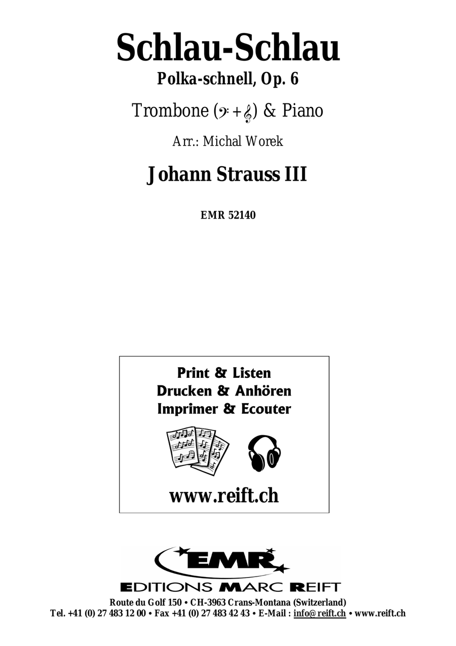 Schlau-Schlau Schlau-Schlau Piano Accompaniment scores gallery preview page 2