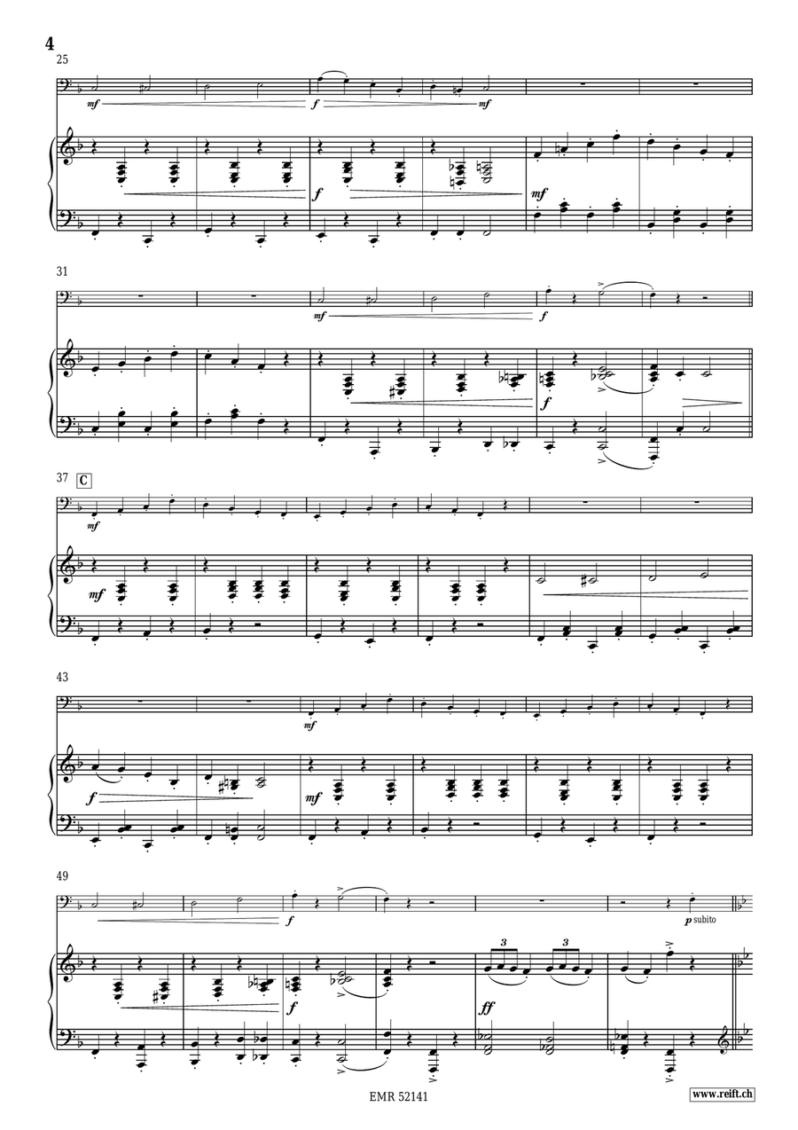 Schlau-Schlau Schlau-Schlau Bass Trombone scores gallery preview page 5