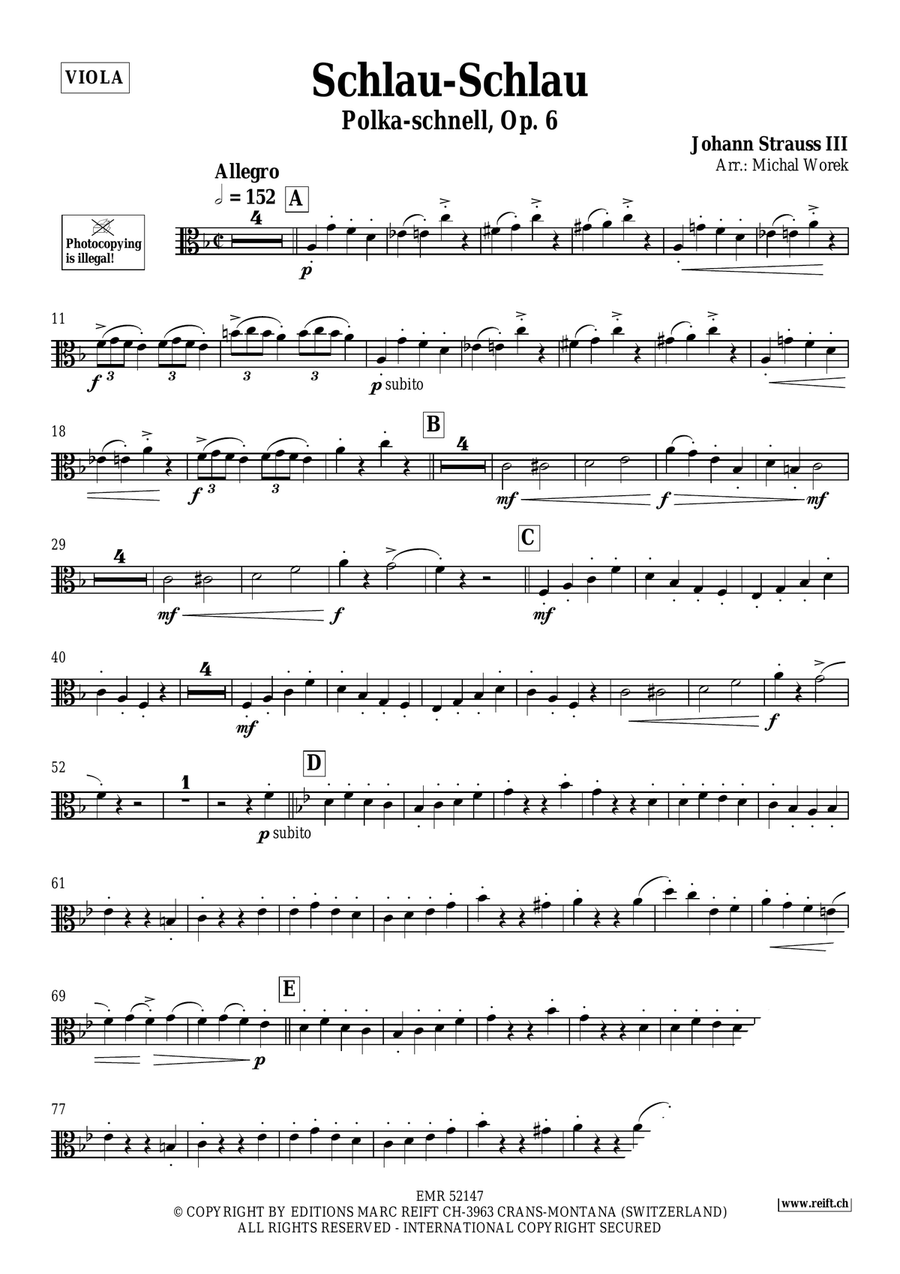 Schlau-Schlau Schlau-Schlau Piano Accompaniment scores gallery preview page 3