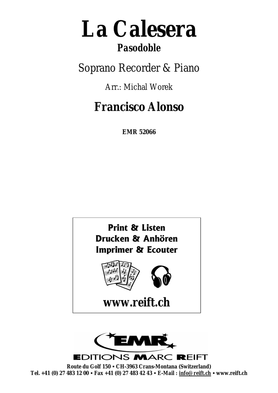 La Calesera La Calesera Soprano Recorder scores gallery preview page 2