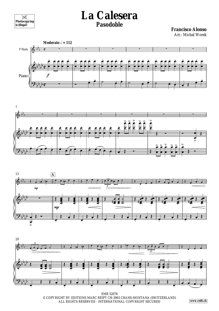 La Calesera La Calesera Horn scores gallery preview page 4
