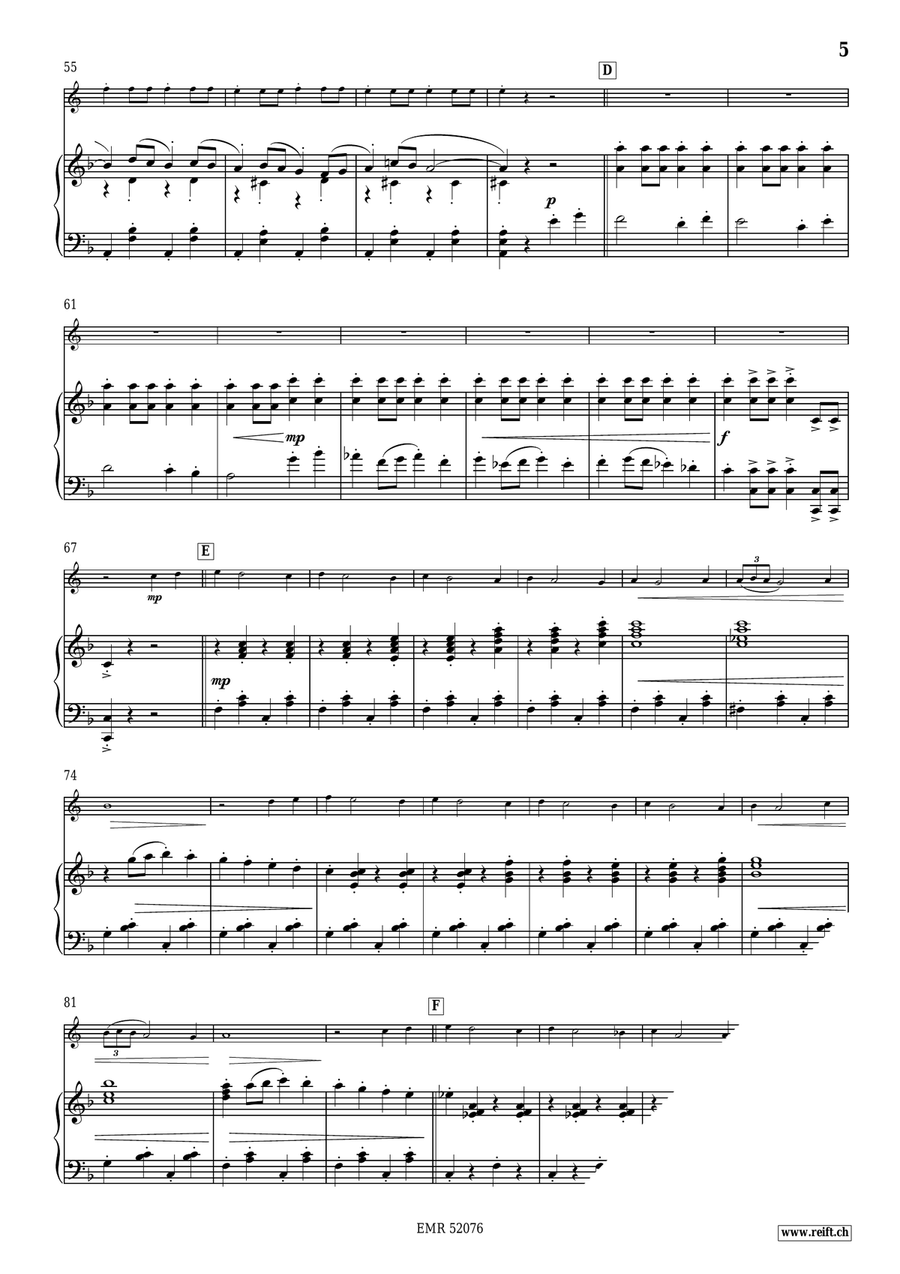 La Calesera La Calesera Horn scores gallery preview page 6
