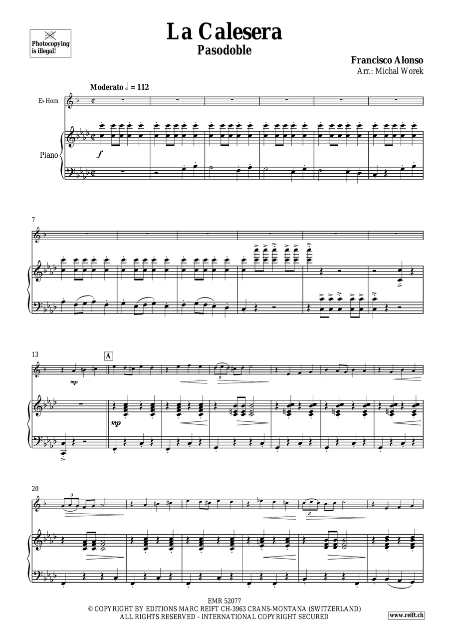 La Calesera La Calesera Horn scores gallery preview page 4