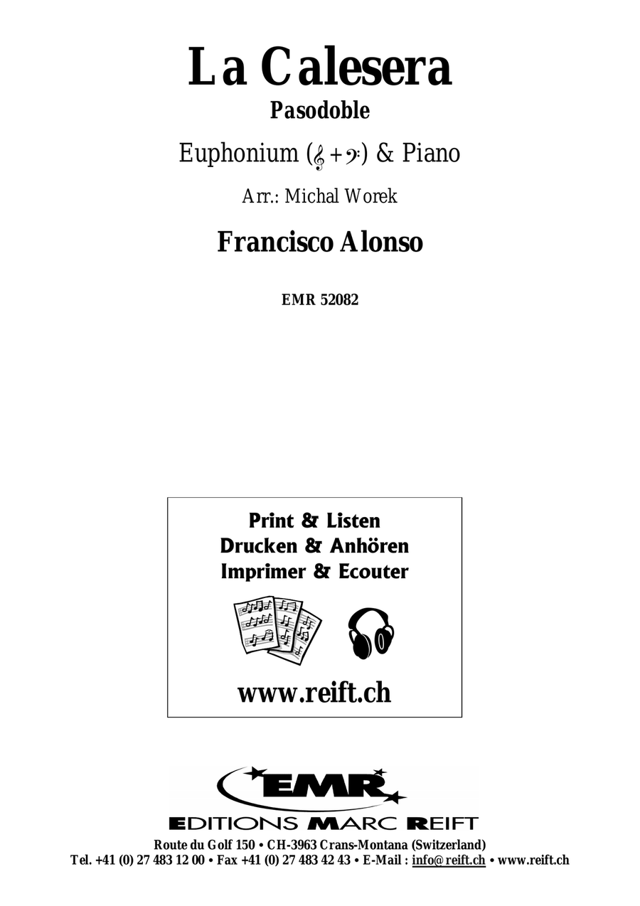 La Calesera La Calesera Euphonium scores gallery preview page 2