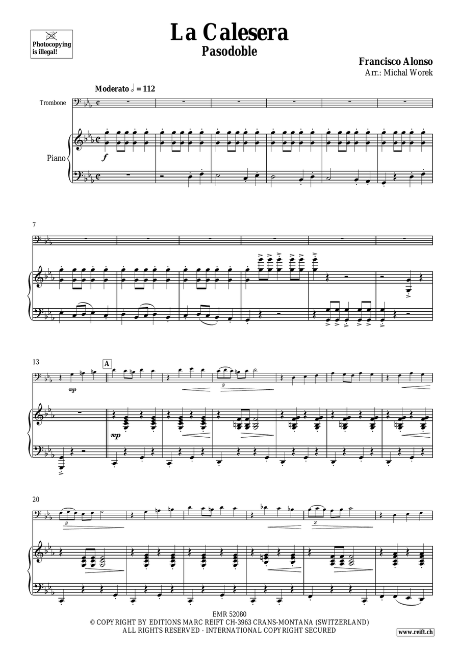 La Calesera La Calesera Piano Accompaniment scores gallery preview page 4
