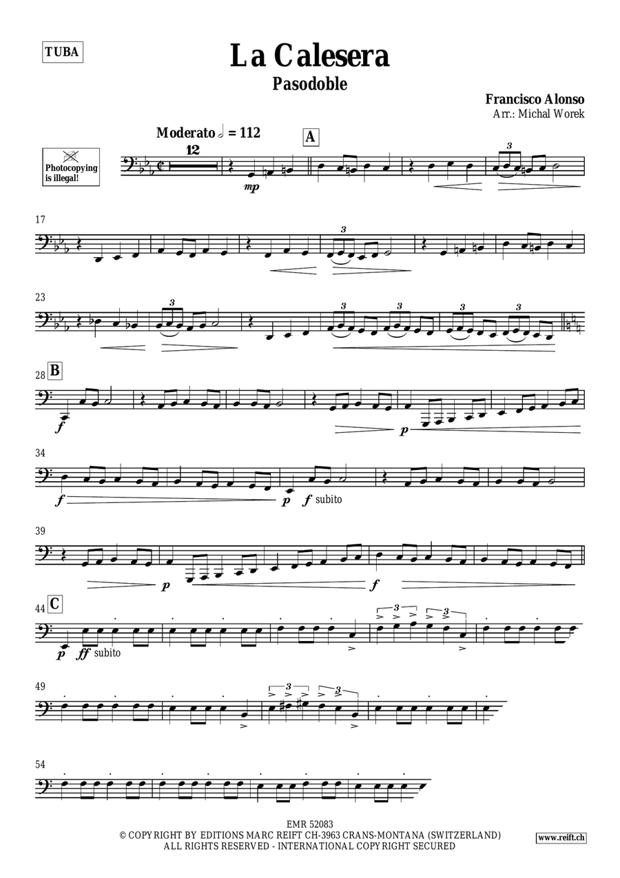 La Calesera La Calesera Tuba scores gallery preview page 3
