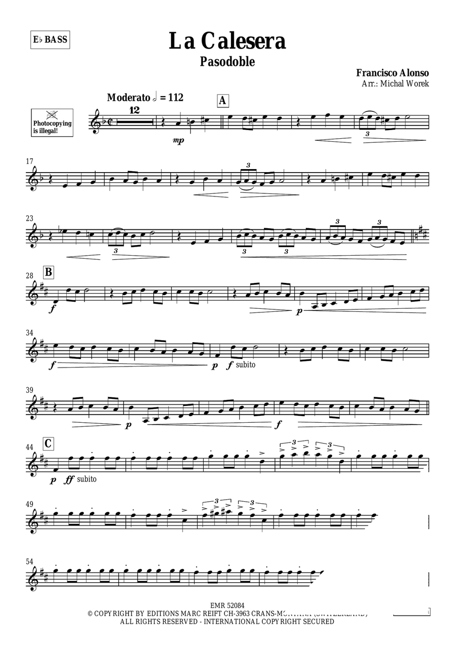 La Calesera La Calesera Voice Solo scores gallery preview page 3