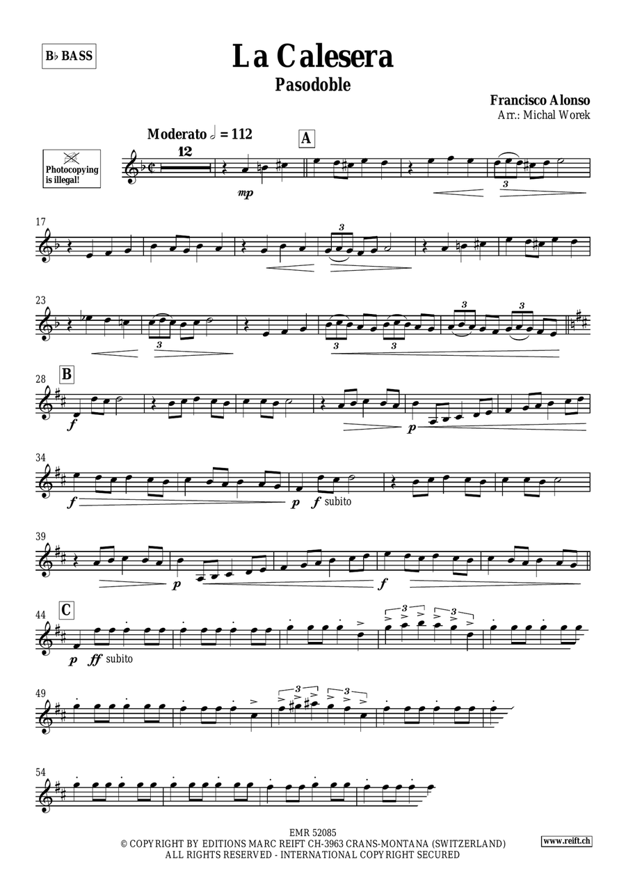 La Calesera La Calesera Voice Solo scores gallery preview page 3