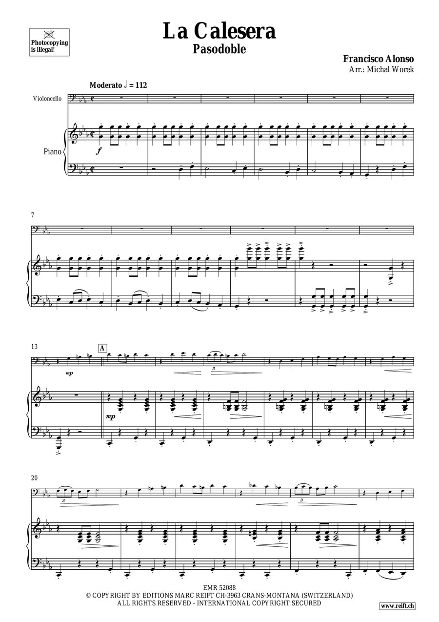 La Calesera La Calesera Piano Accompaniment scores gallery preview page 4