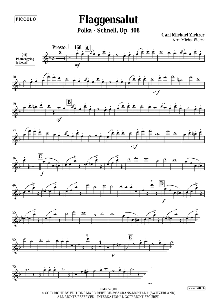 Flaggensalut Flaggensalut Piccolo scores gallery preview page 3