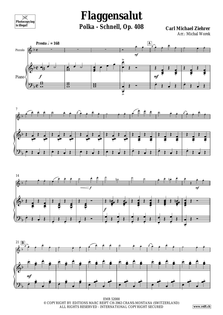 Flaggensalut Flaggensalut Piccolo scores gallery preview page 4