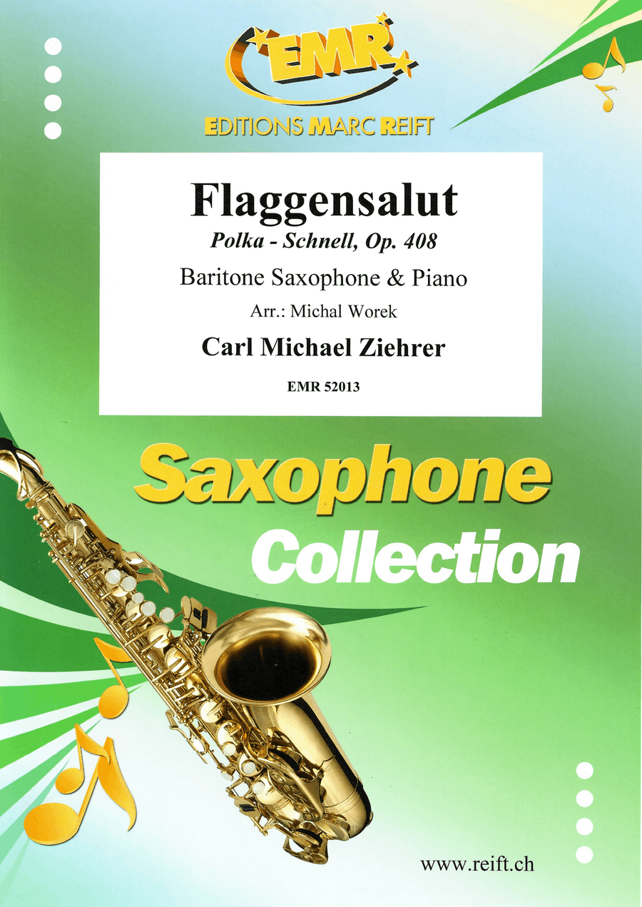 Flaggensalut Flaggensalut Baritone Saxophone scores gallery preview page 1