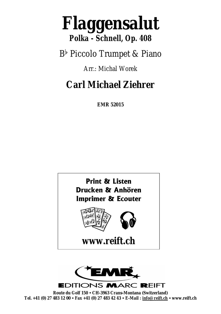 Flaggensalut Flaggensalut Piccolo Trumpet scores gallery preview page 2
