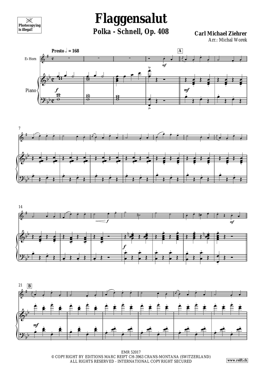 Flaggensalut Flaggensalut Horn scores gallery preview page 4