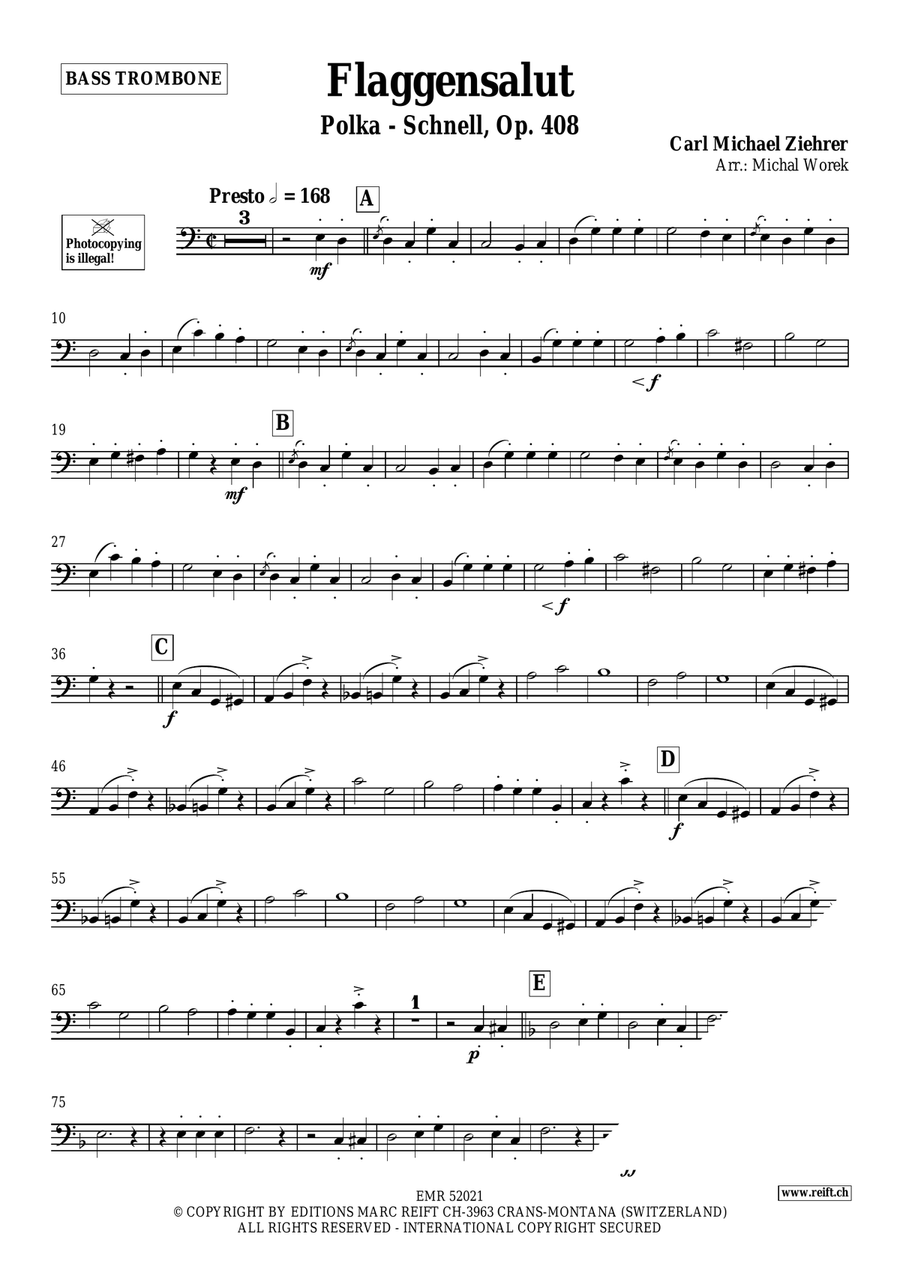 Flaggensalut Flaggensalut Bass Trombone scores gallery preview page 3