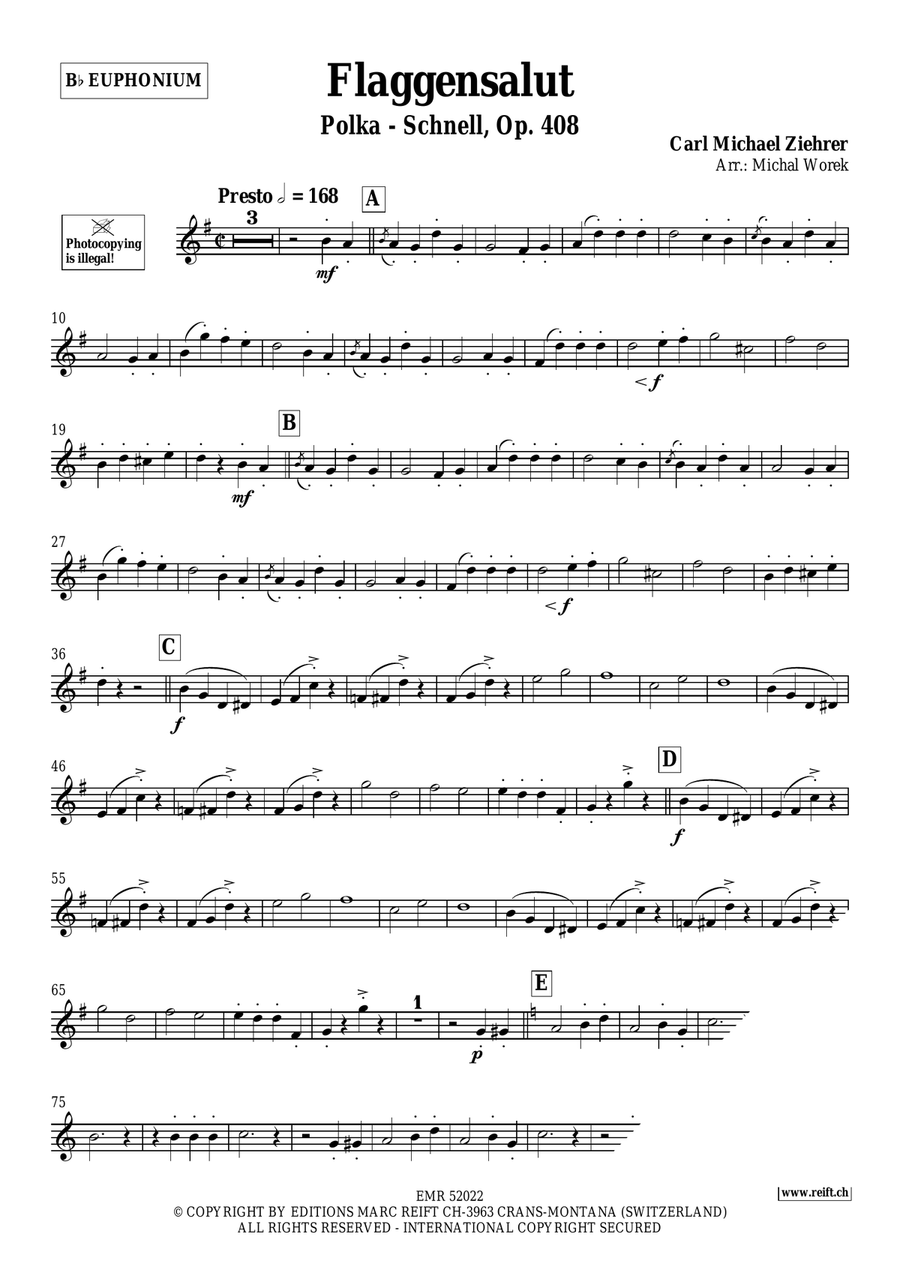 Flaggensalut Flaggensalut Euphonium scores gallery preview page 3