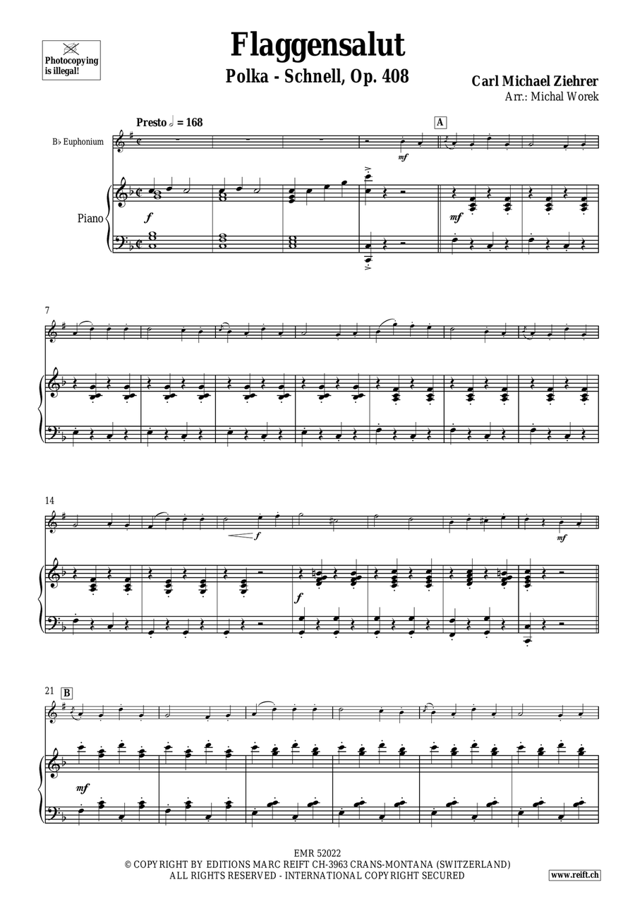 Flaggensalut Flaggensalut Euphonium scores gallery preview page 4