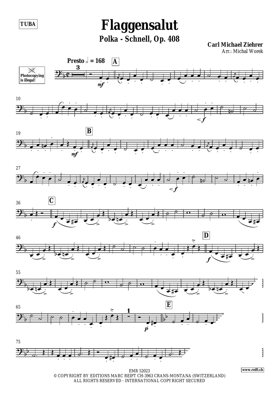 Flaggensalut Flaggensalut Tuba scores gallery preview page 3