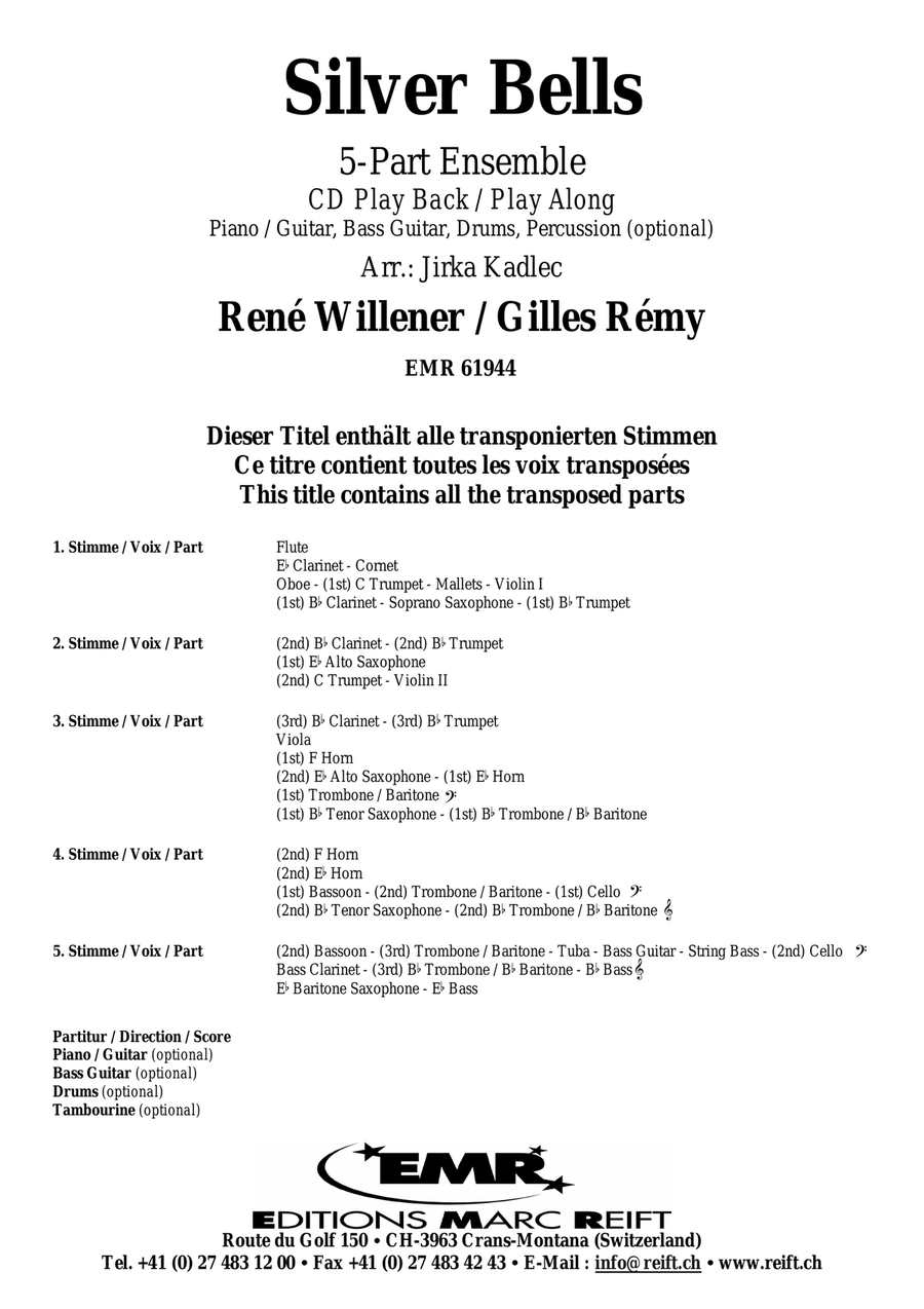 Silver Bells CD scores gallery preview page 2