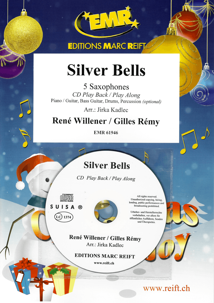 Silver Bells Silver Bells Saxophone Quintet scores gallery preview page 1