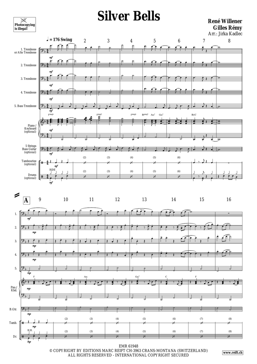 Silver Bells Silver Bells Trombone scores gallery preview page 3