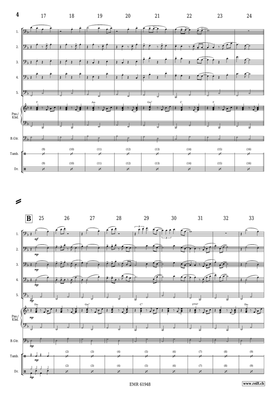 Silver Bells Silver Bells Trombone scores gallery preview page 4