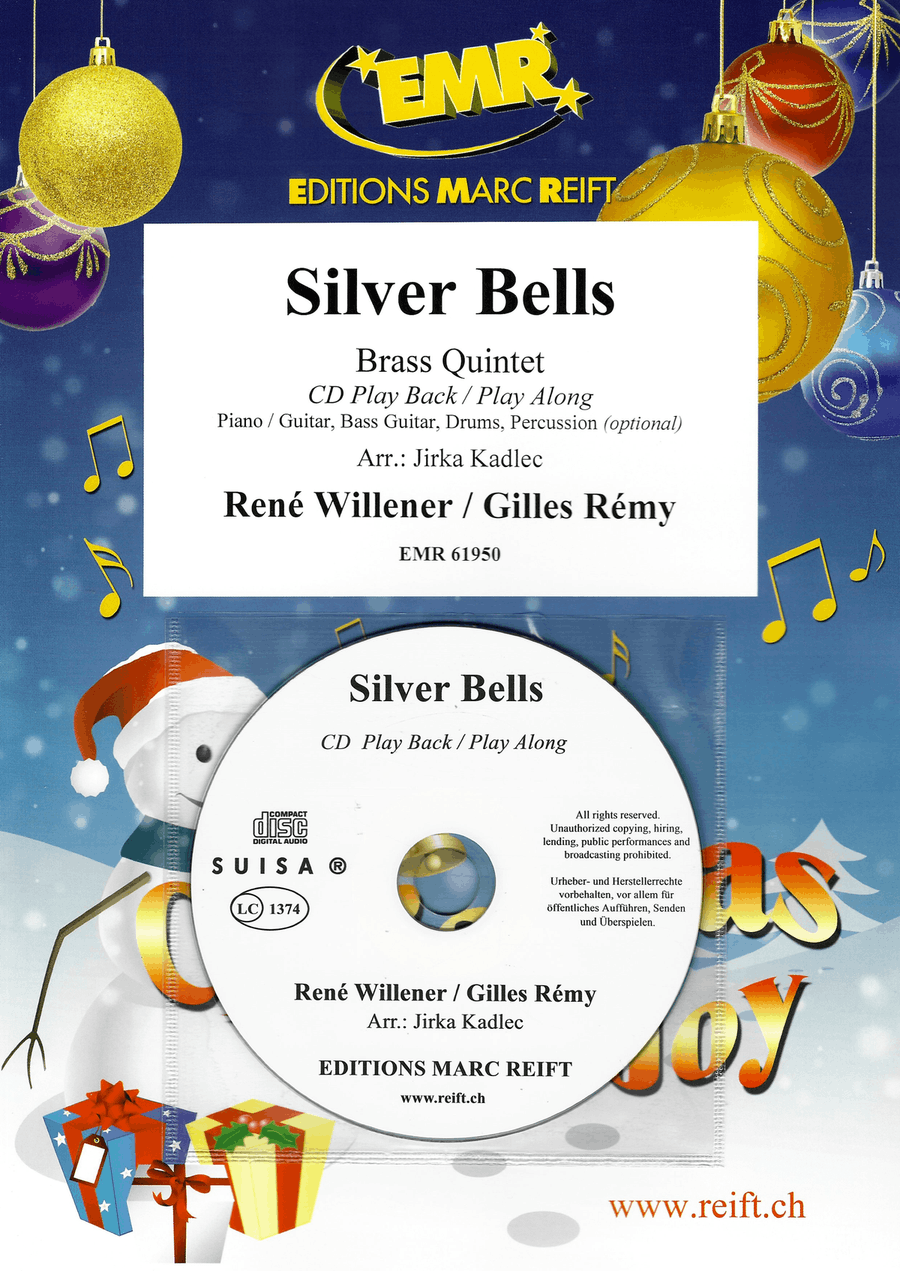 Silver Bells Silver Bells Brass Quintet scores gallery preview page 1