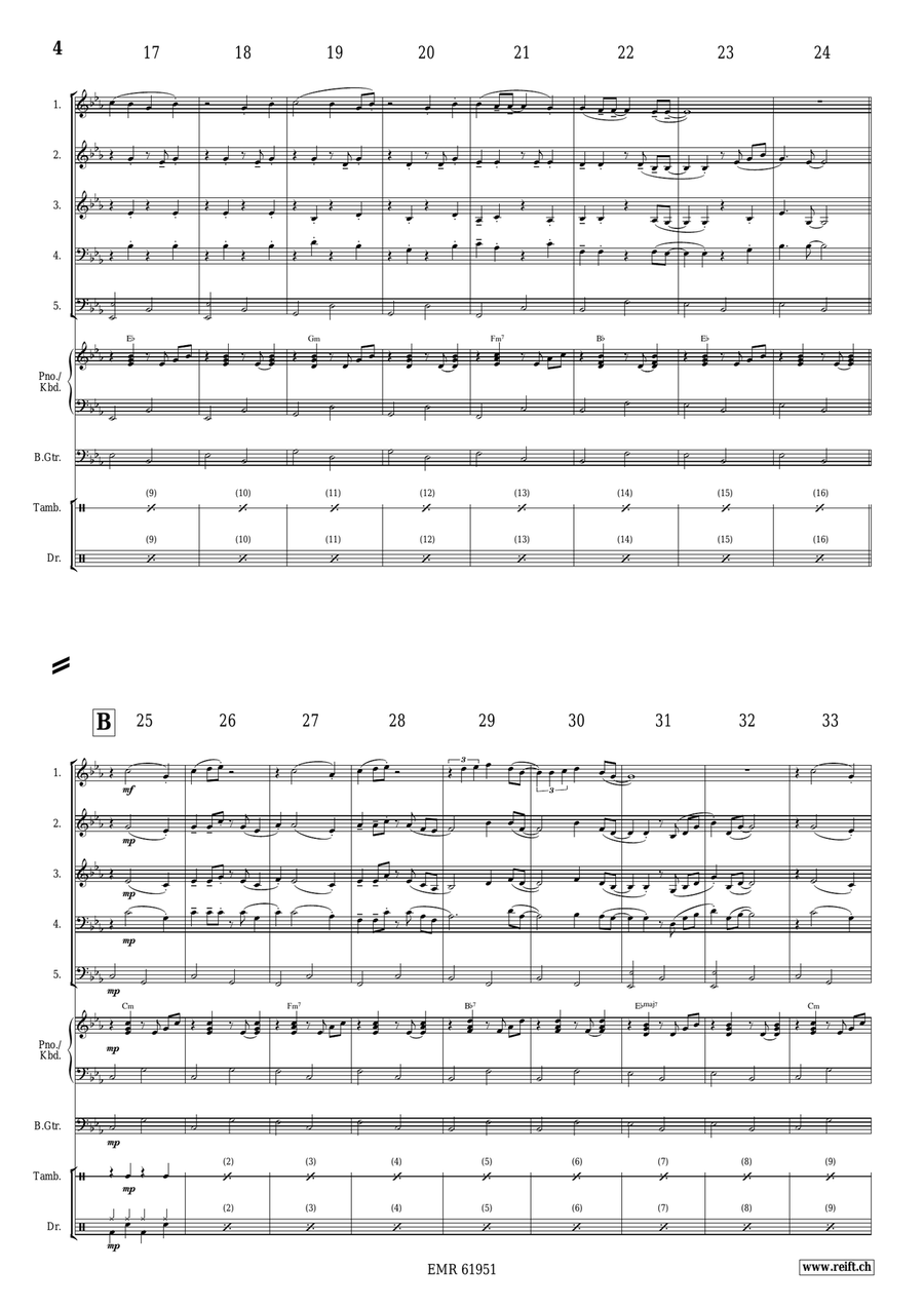 Silver Bells Silver Bells Woodwind Quintet scores gallery preview page 4