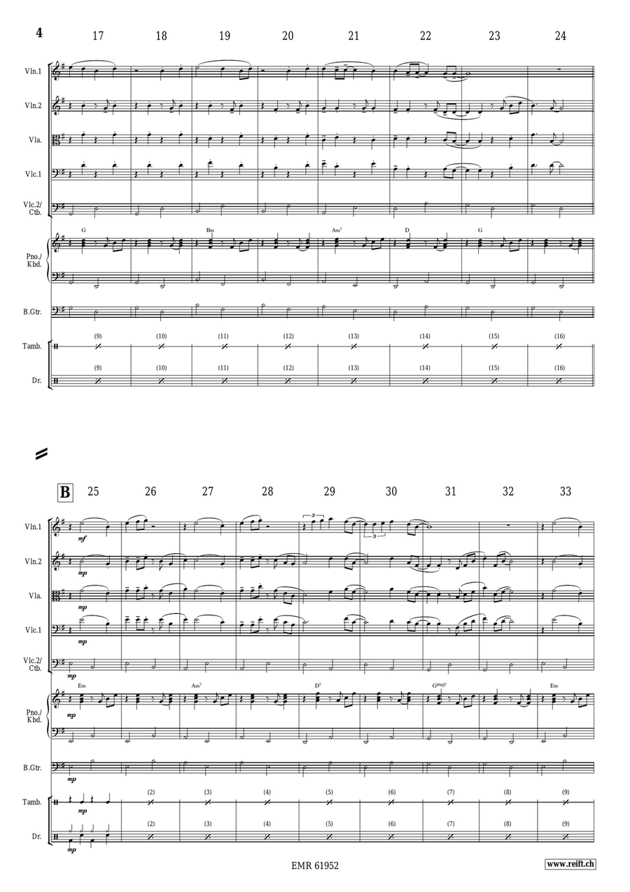 Silver Bells Silver Bells String Orchestra scores gallery preview page 4