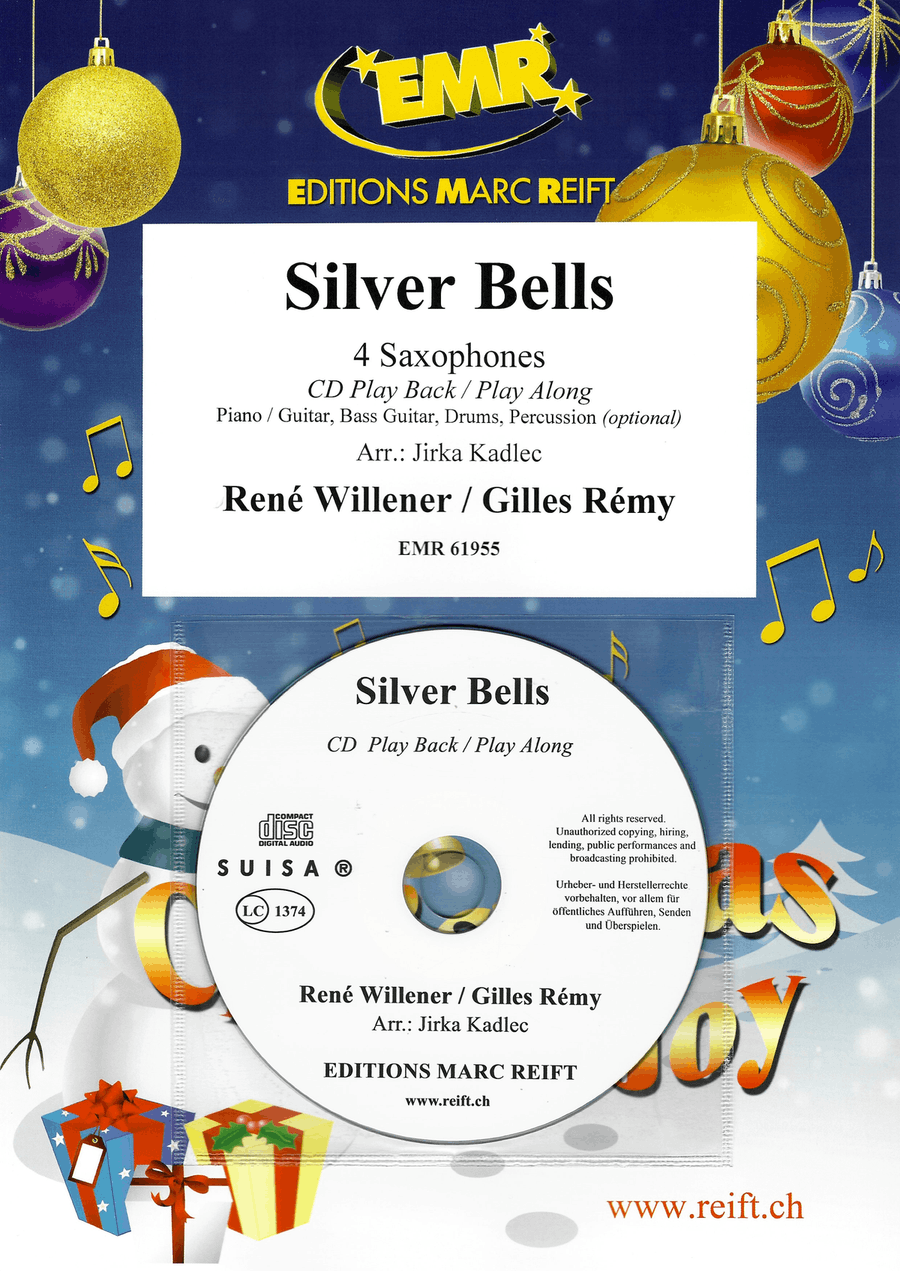 Silver Bells Silver Bells Saxophone Quartet scores gallery preview page 1