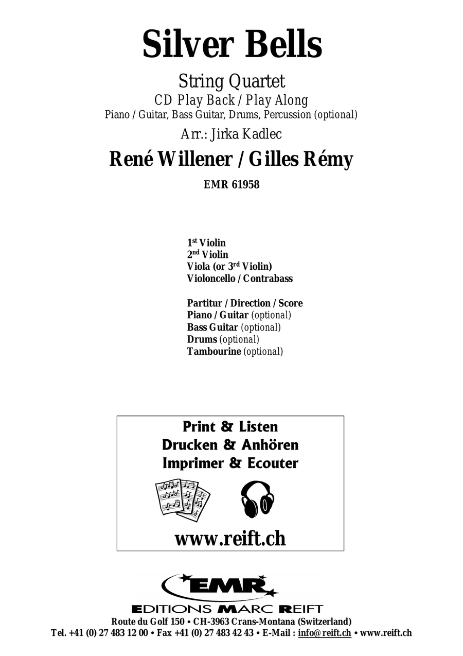 Silver Bells Silver Bells String Quartet scores gallery preview page 2