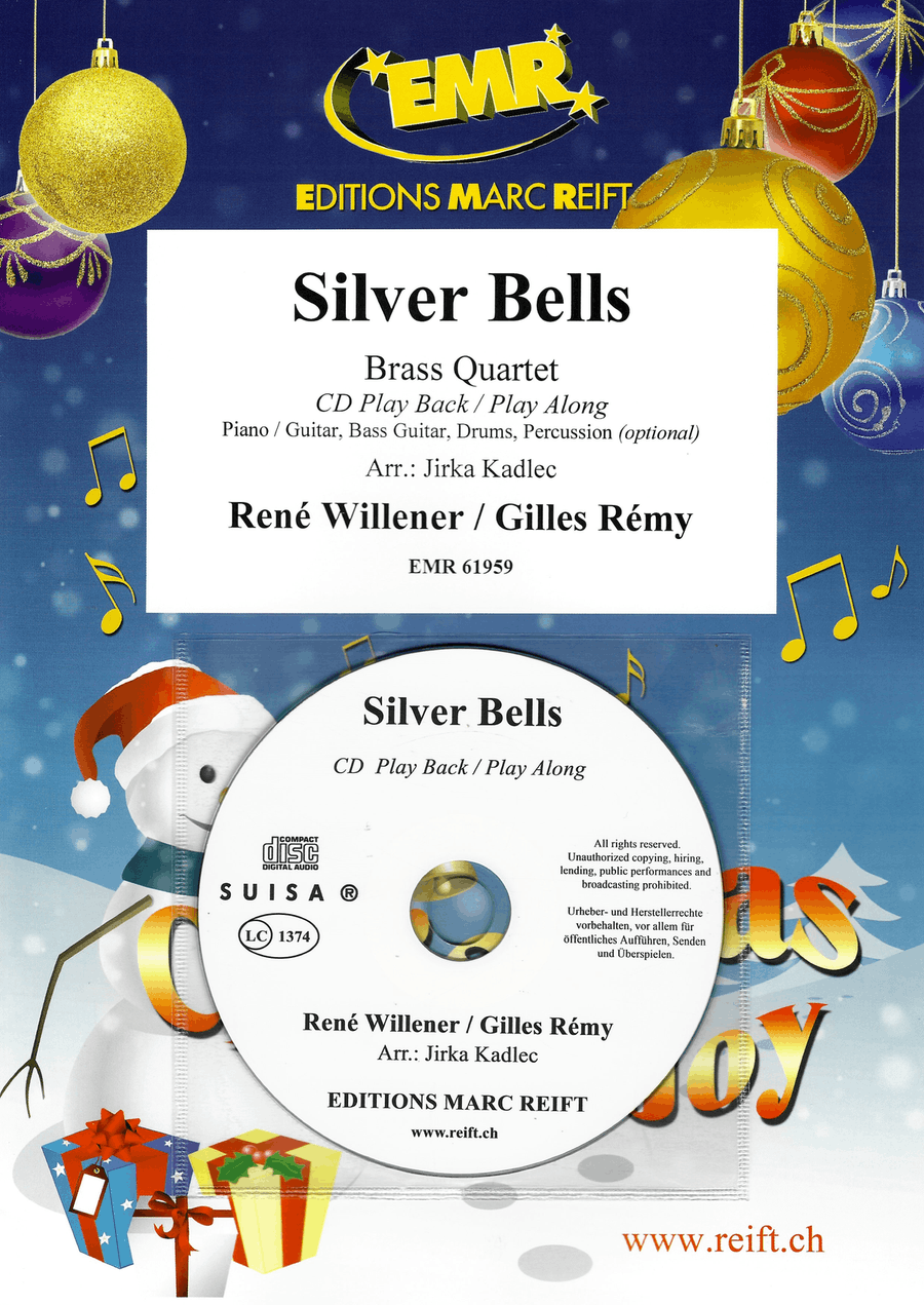 Silver Bells Silver Bells Brass Quartet scores gallery preview page 1