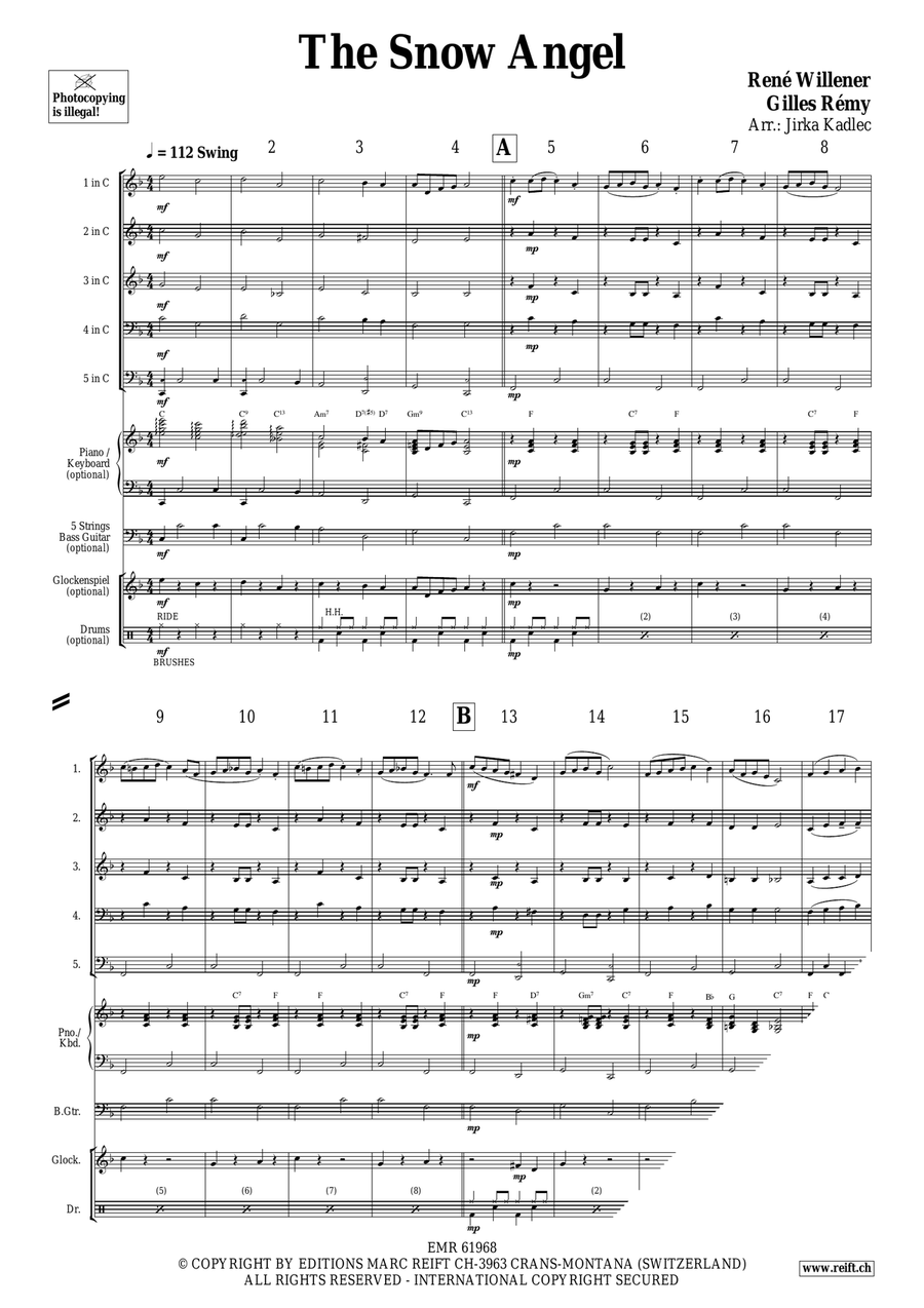 The Snow Angel The Snow Angel Woodwind Quintet scores gallery preview page 3