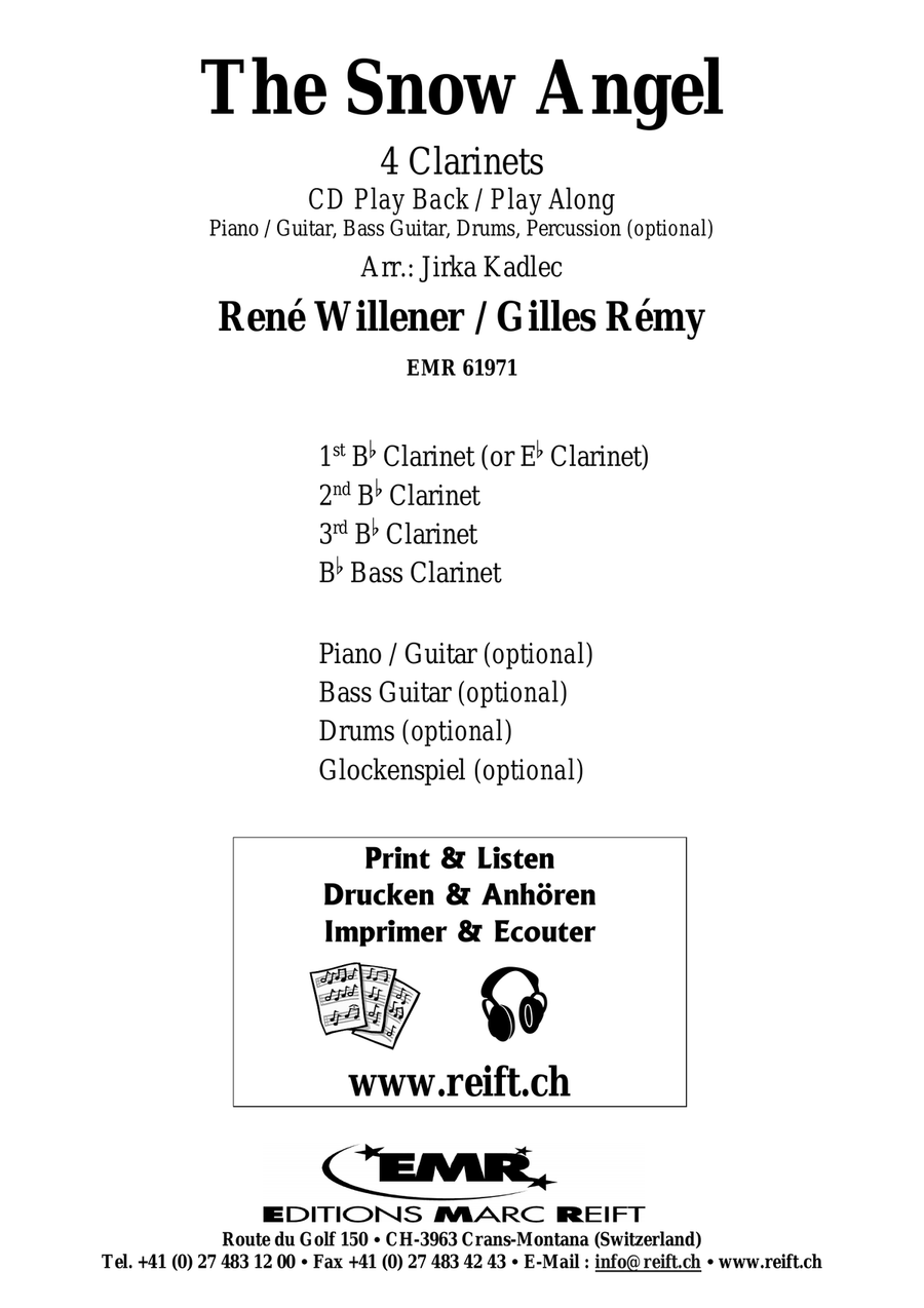 Silver Bells Silver Bells Clarinet Quartet scores gallery preview page 2
