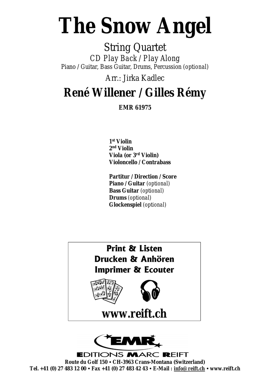 The Snow Angel The Snow Angel String Quartet scores gallery preview page 2