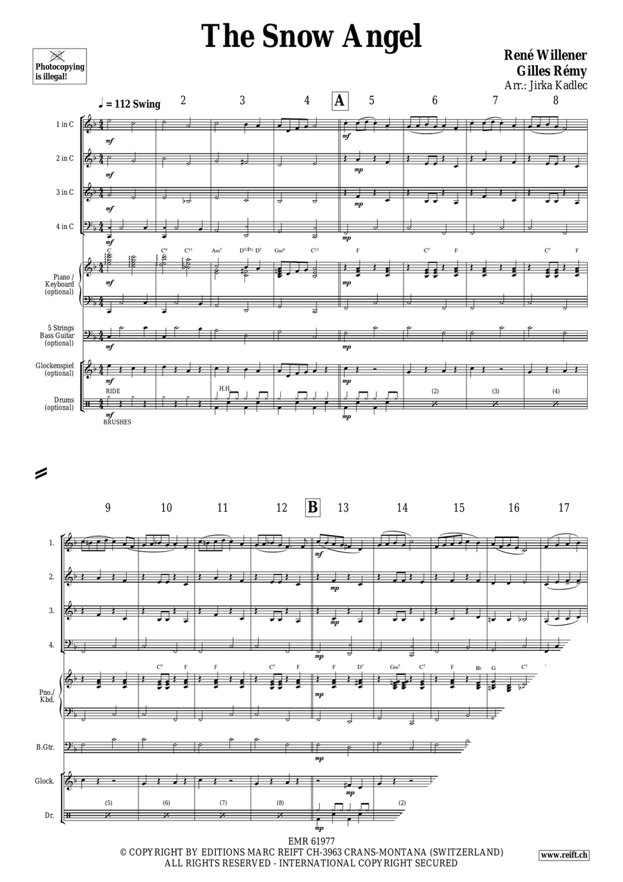 The Snow Angel The Snow Angel Woodwind Quartet scores gallery preview page 3