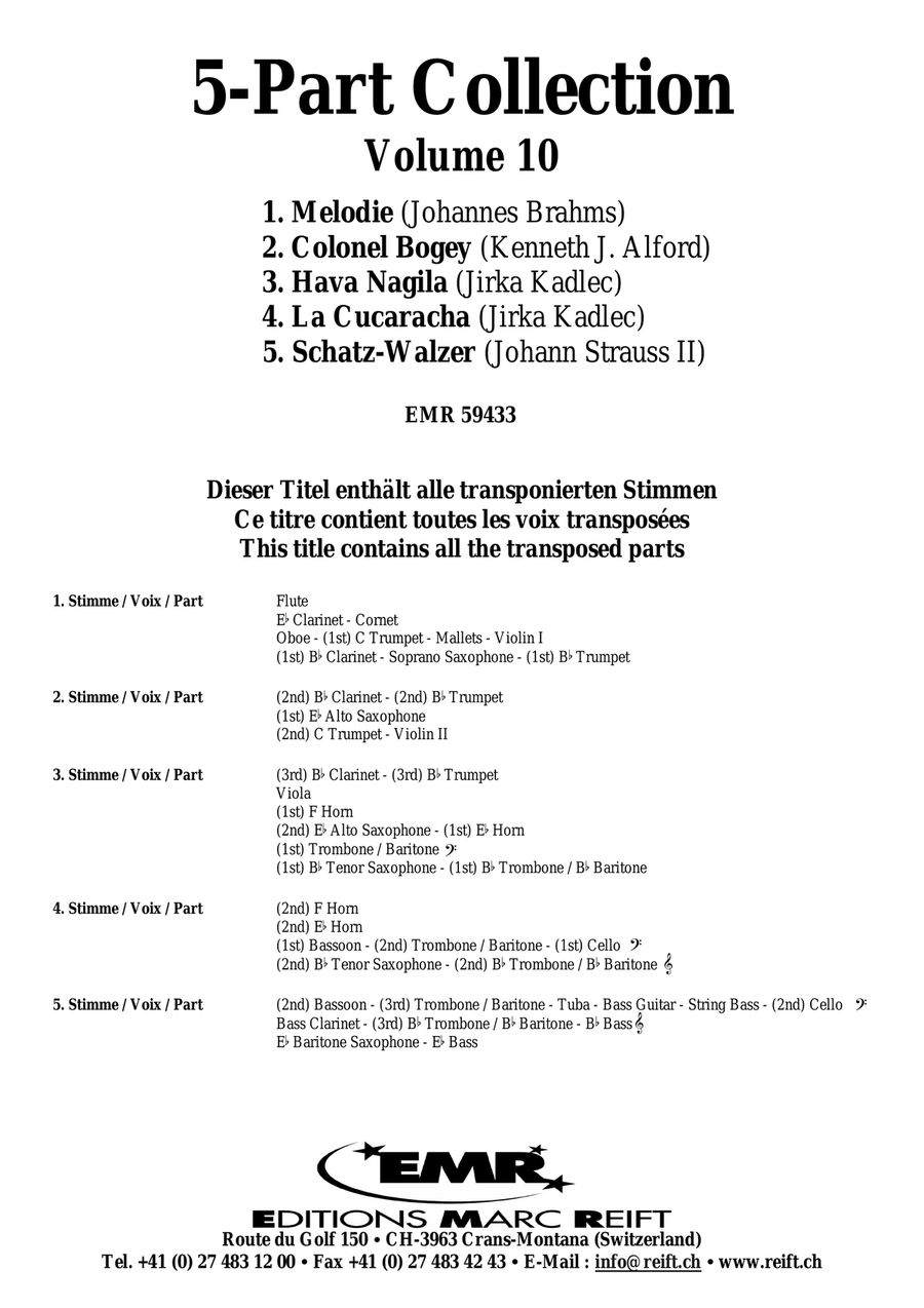 5-Part Collection Volume 10 Score scores gallery preview page 2