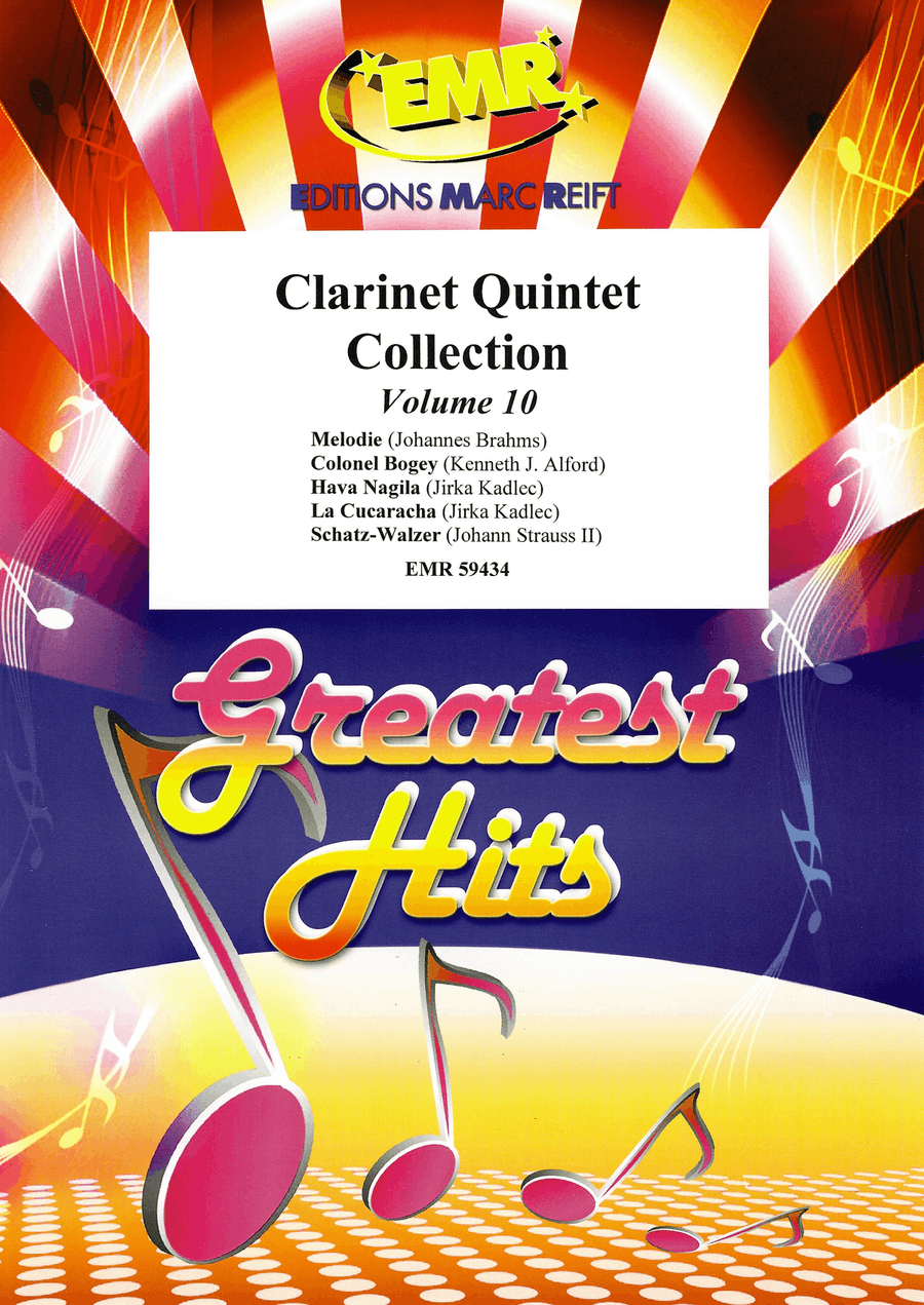 Clarinet Quintet Collection Volume 10 Clarinet Quintet scores gallery preview page 1