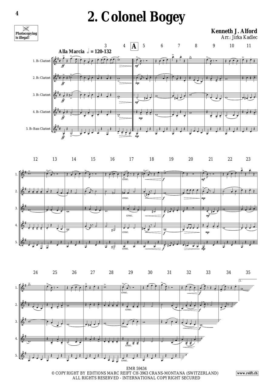 Clarinet Quintet Collection Volume 10 Clarinet Quintet scores gallery preview page 4