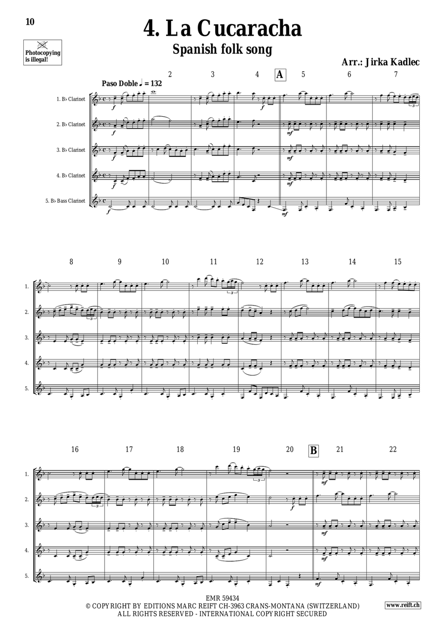 Clarinet Quintet Collection Volume 10 Clarinet Quintet scores gallery preview page 6