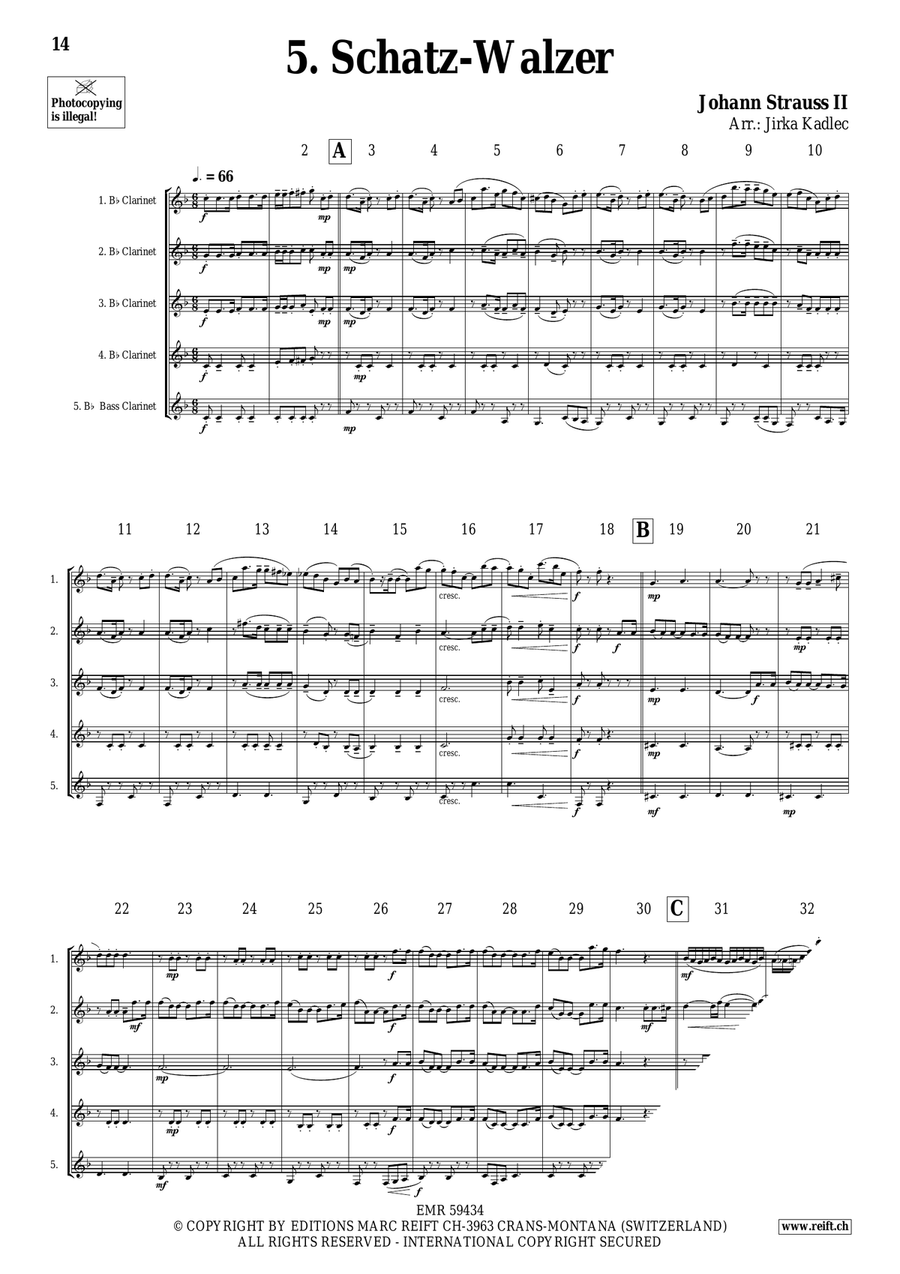 Clarinet Quintet Collection Volume 10 Clarinet Quintet scores gallery preview page 8