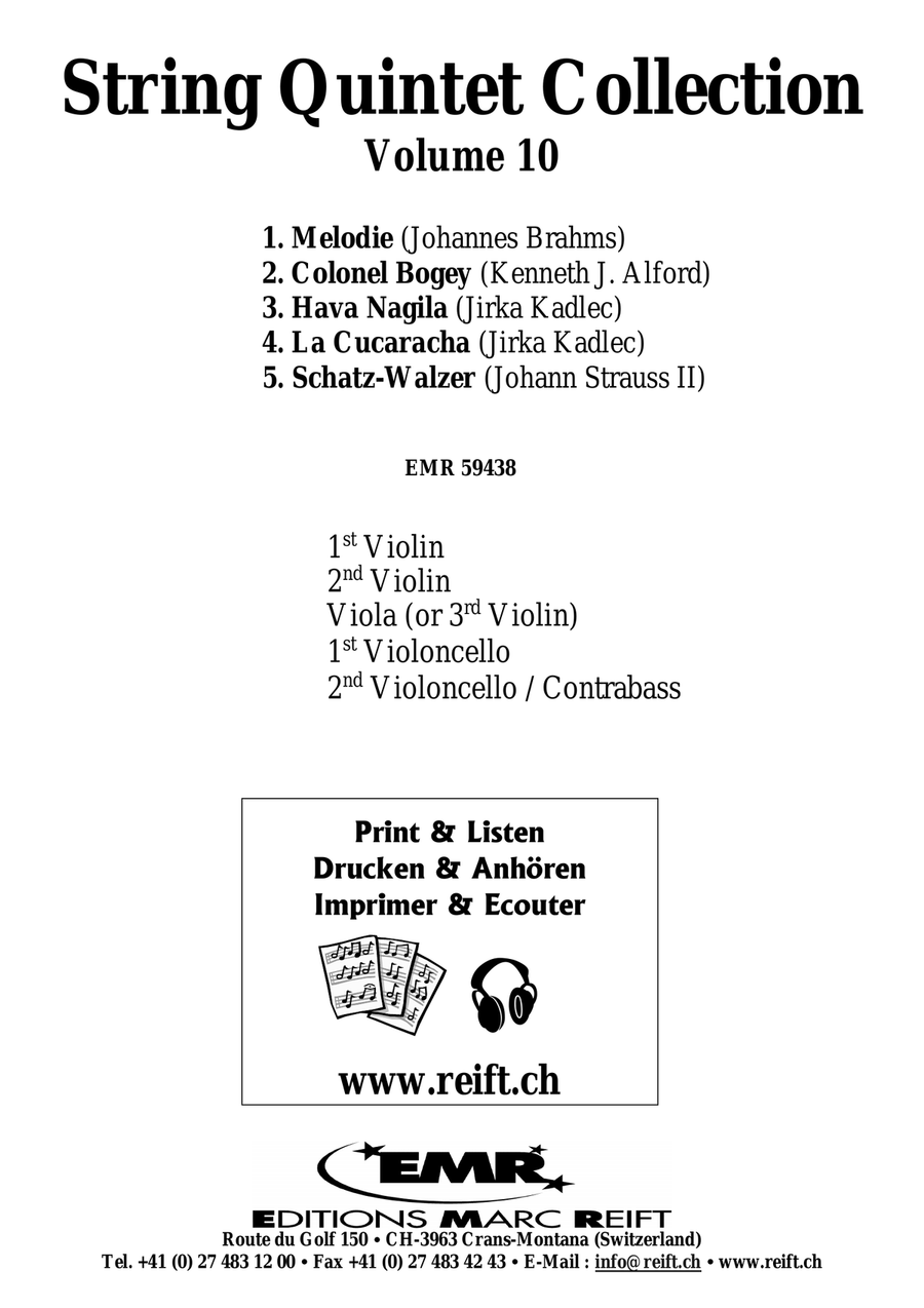 String Quintet Collection Volume 10 String Quintet scores gallery preview page 2