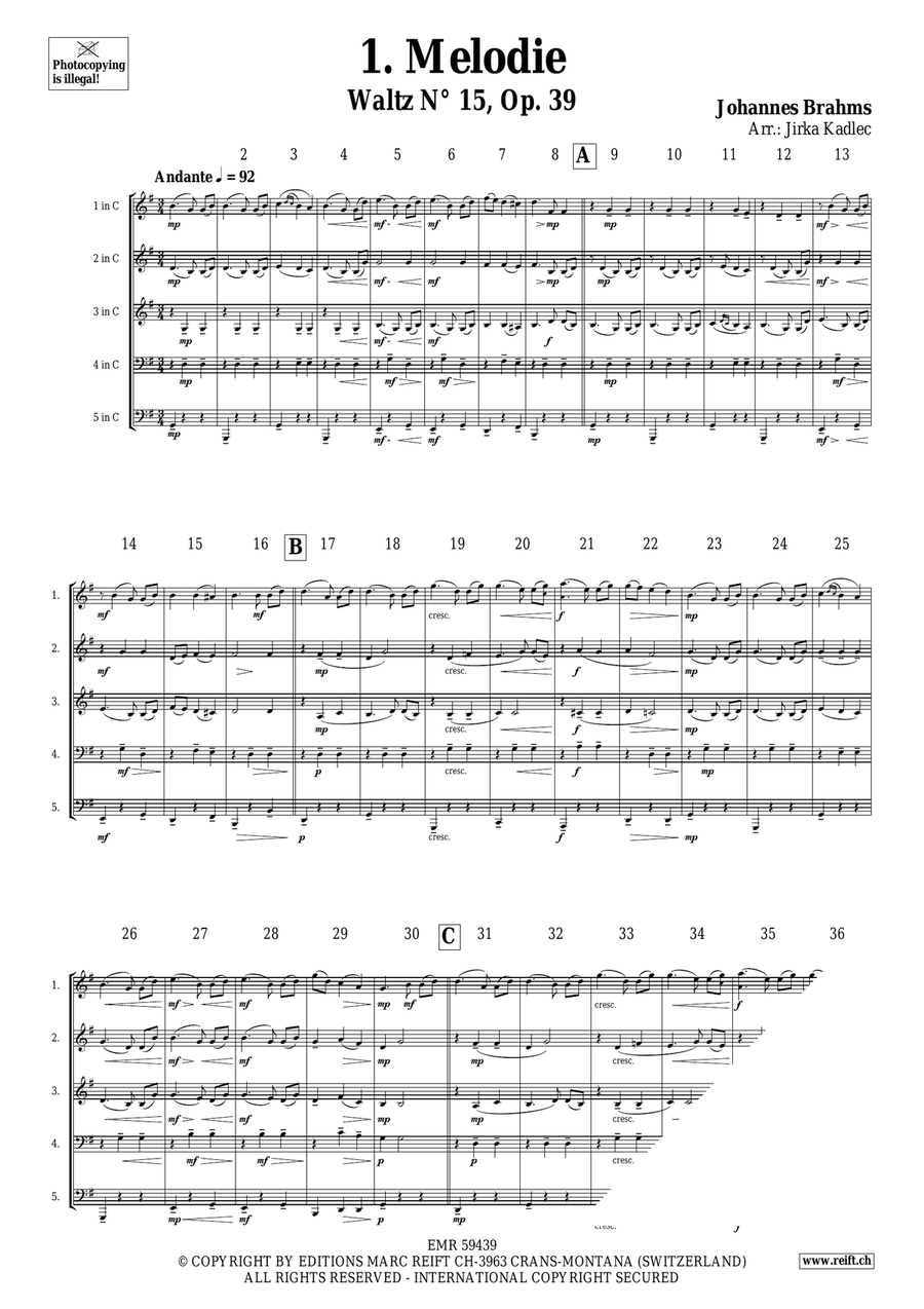 Brass Quintet Collection Volume 10 Brass Quintet scores gallery preview page 3