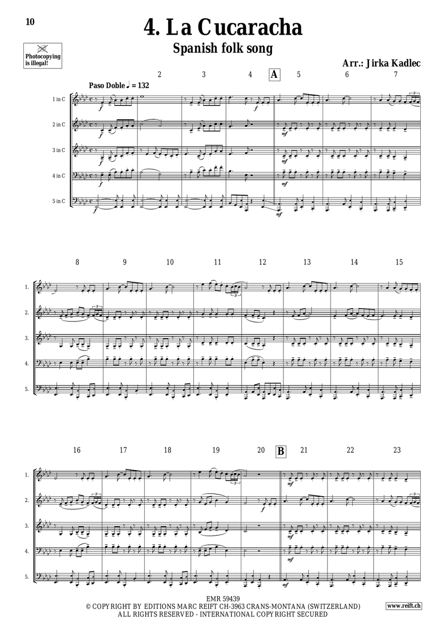 Brass Quintet Collection Volume 10 Brass Quintet scores gallery preview page 6