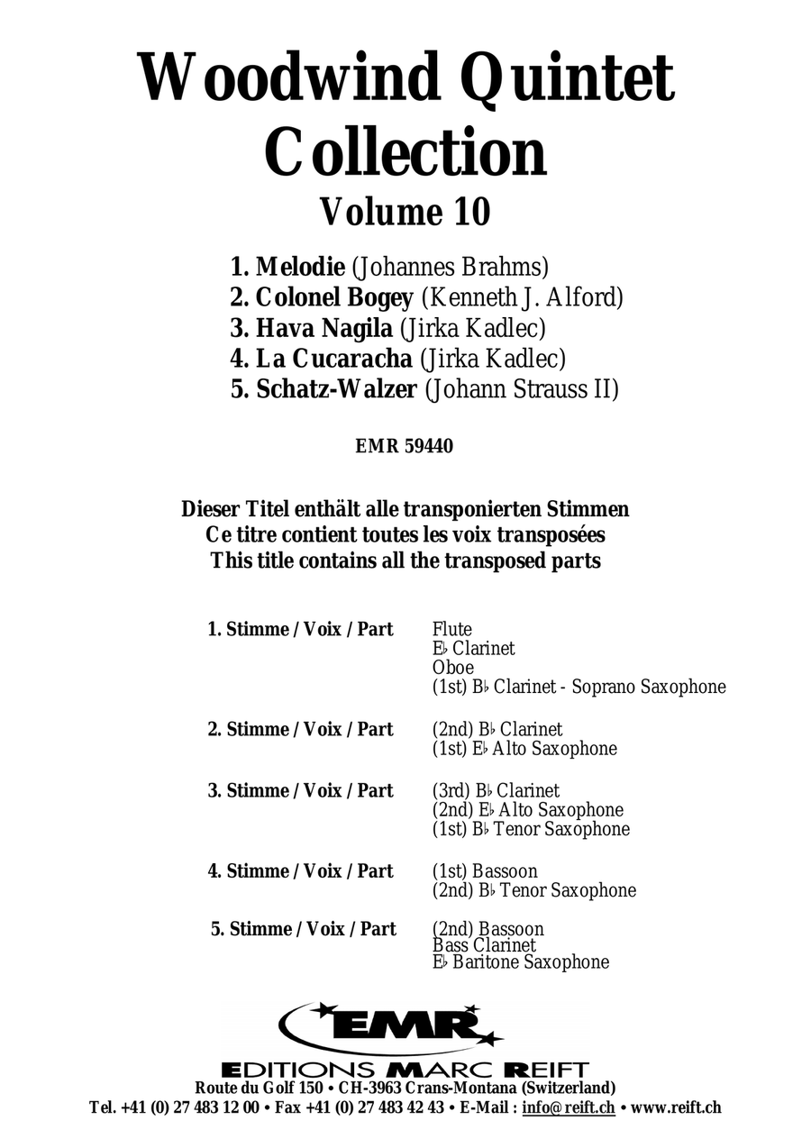 Woodwind Quintet Collection Volume 10 Woodwind Quintet scores gallery preview page 2