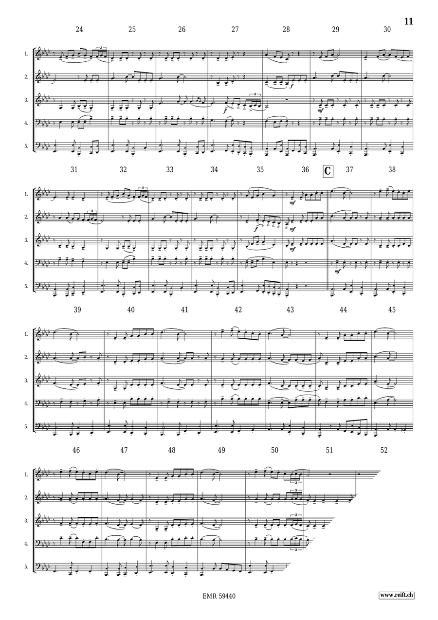 Woodwind Quintet Collection Volume 10 Woodwind Quintet scores gallery preview page 7