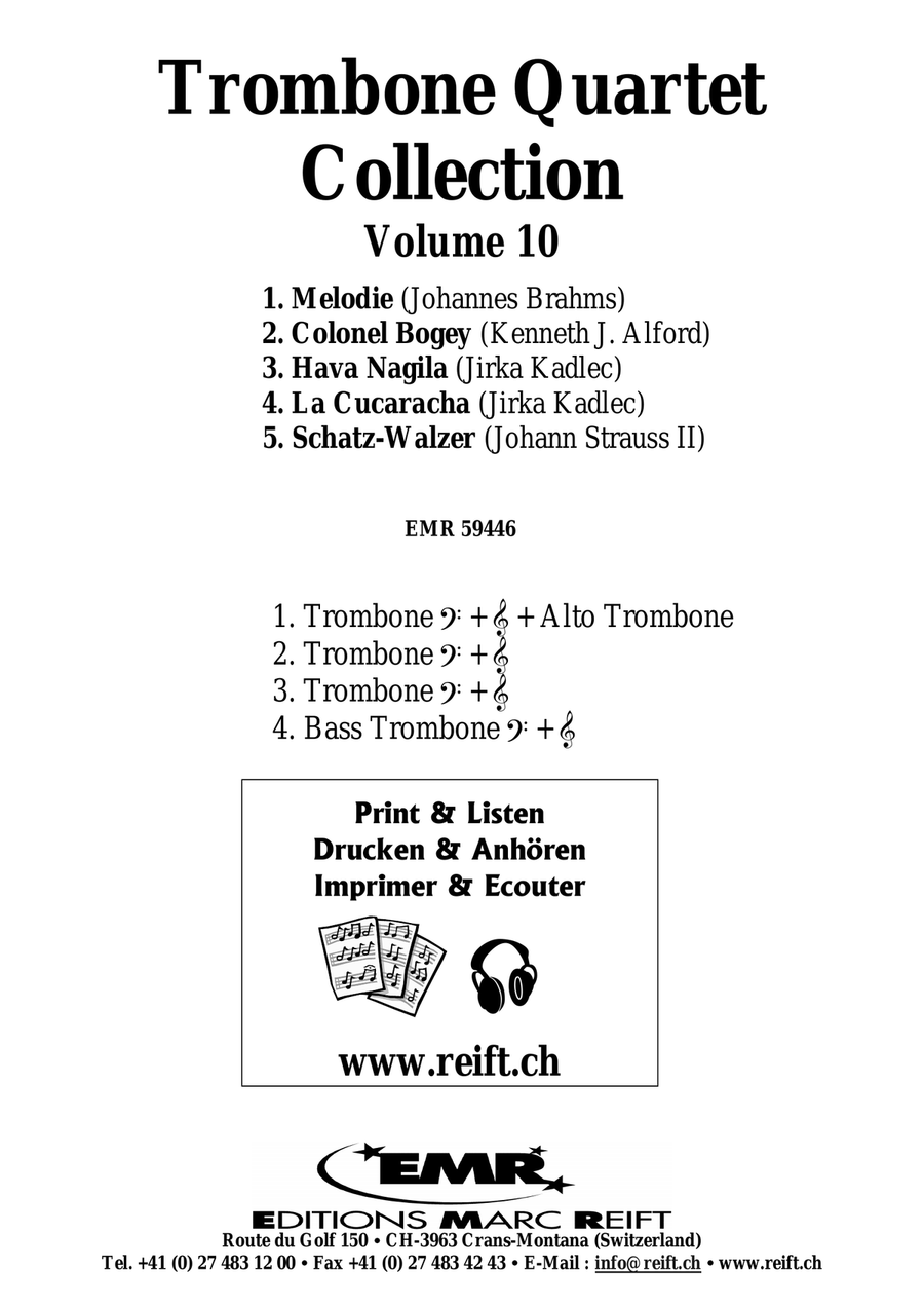 Trombone Quartet Collection Volume 10 Trombone Quartet scores gallery preview page 2