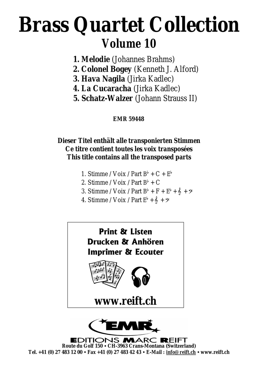 Brass Quartet Collection Volume 10 Brass Quartet scores gallery preview page 2
