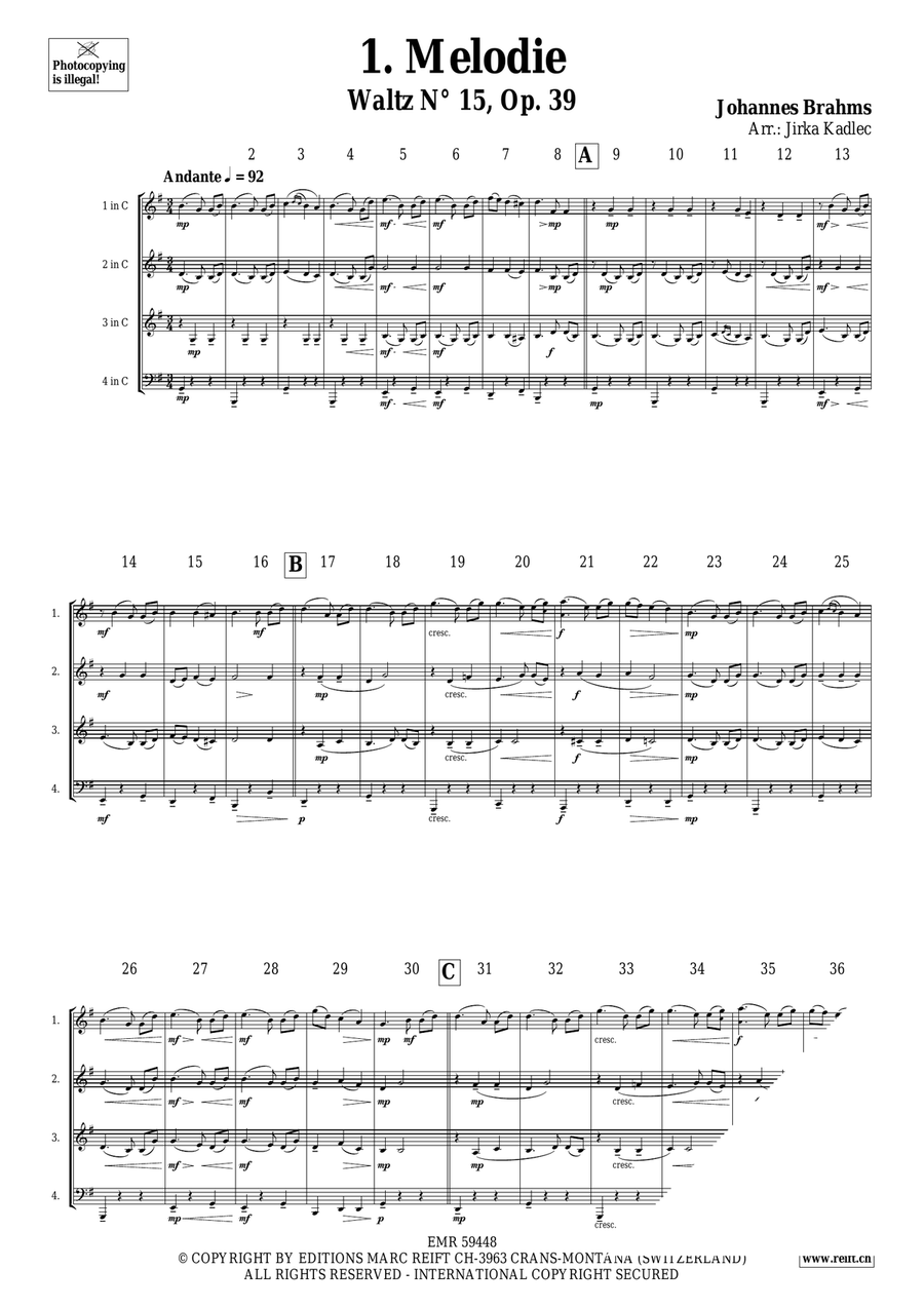 Brass Quartet Collection Volume 10 Brass Quartet scores gallery preview page 3