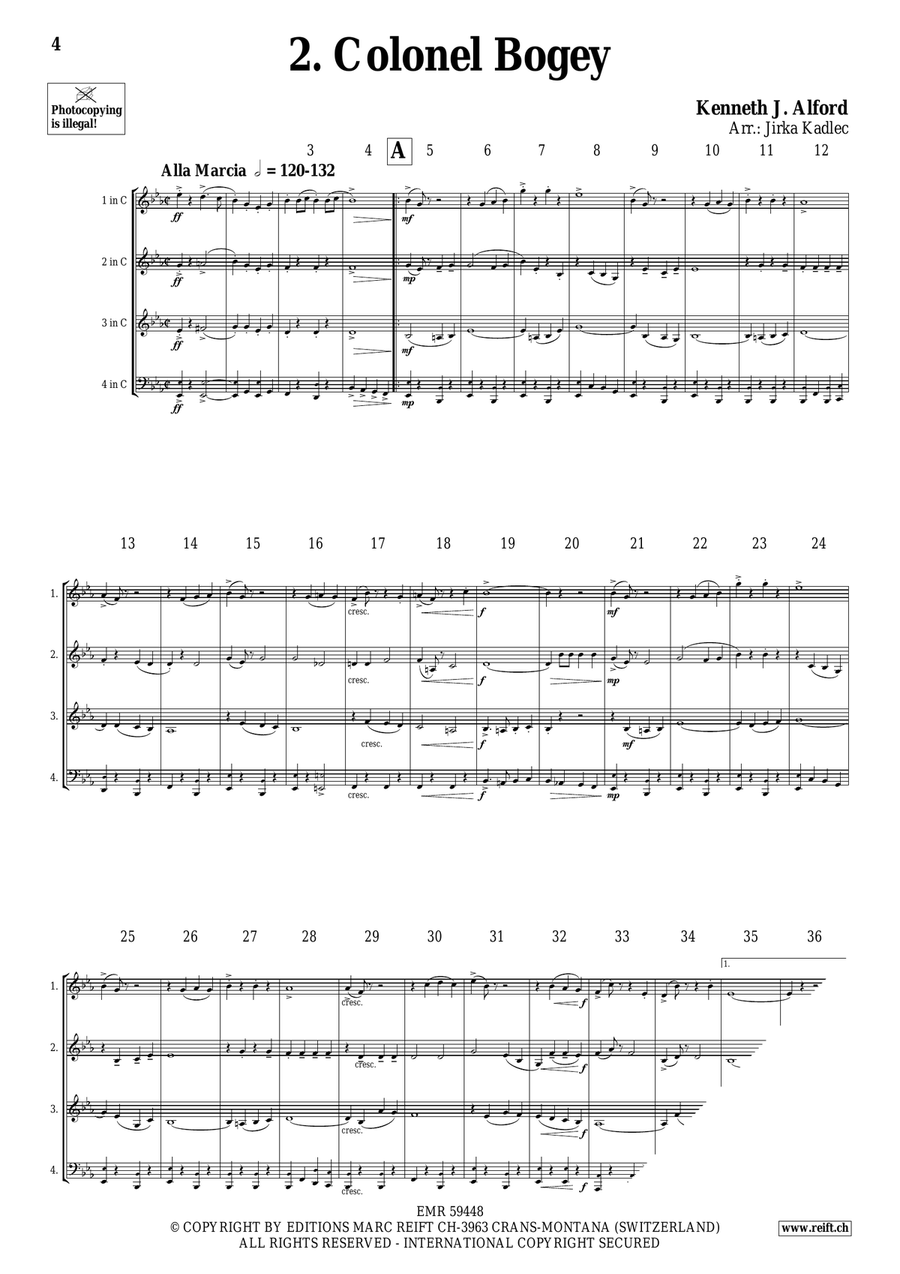 Brass Quartet Collection Volume 10 Brass Quartet scores gallery preview page 4